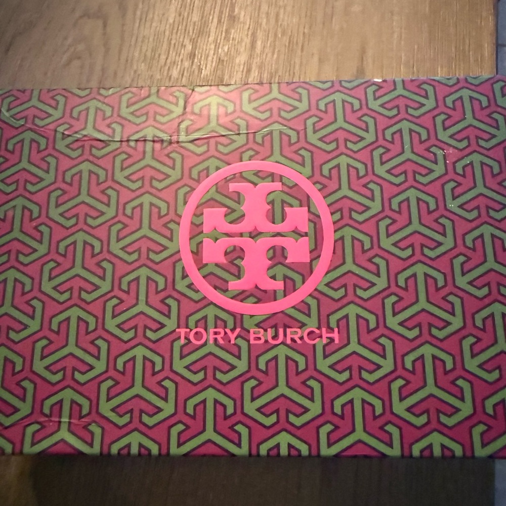 Tory Burch Vibrant Pink and Green Sandals
